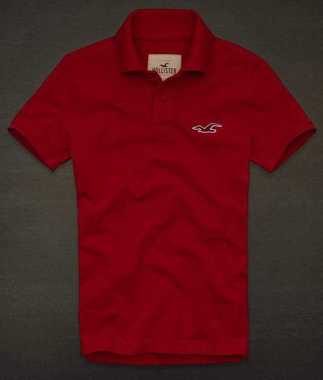 Hình Polo nam Hollister đỏ HCO-P24