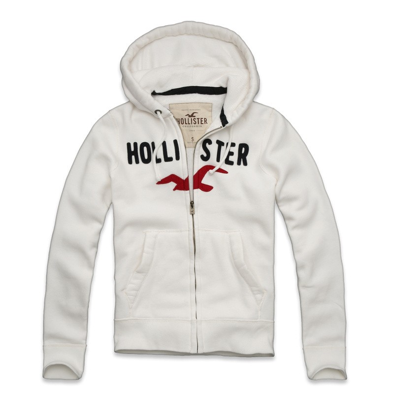 Hình Áo khoác hollister trắng HCO-K02