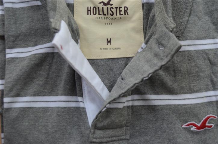 Hình Áo polo sọc xám cao cấp nhập khẩu HCO-PS08