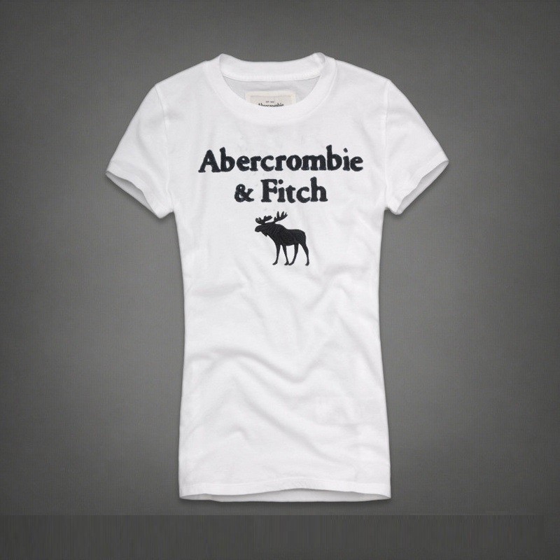 Hình Áo thun nữ Abercrombie & Fitch Applique Logo Graphic Tee AF-NT51