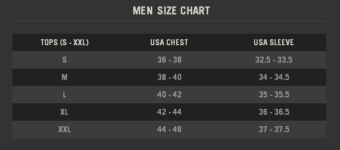 MensTopSizeChart