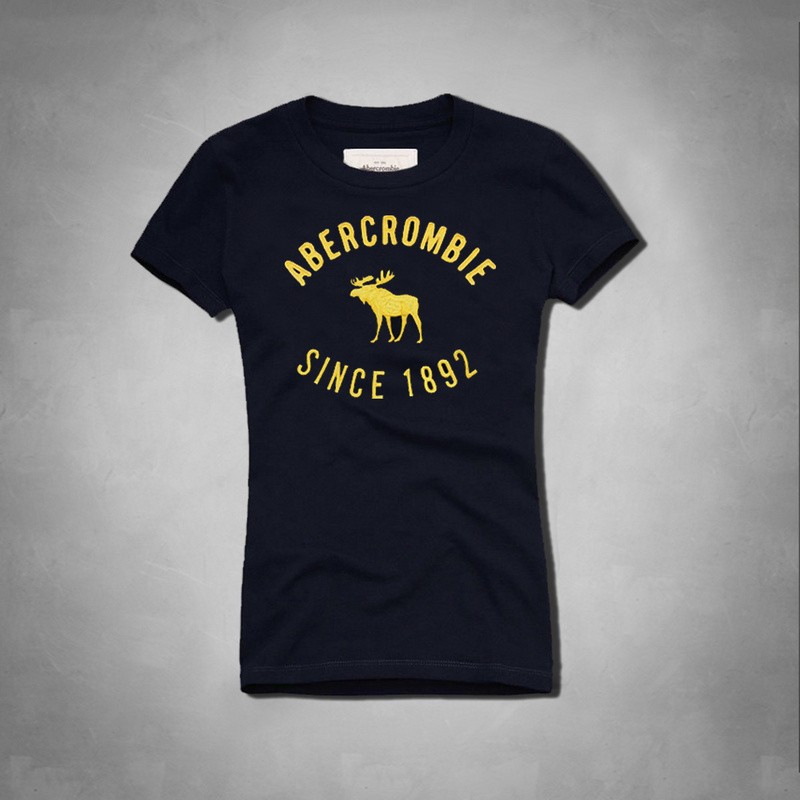 Hình Áo thun nữ Abercrombie Applique Logo Graphic Tee AF-NT58