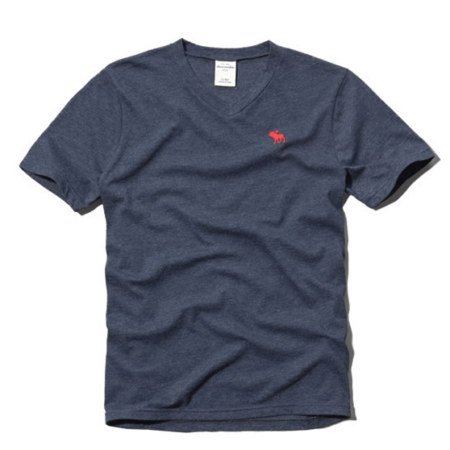 Hình Áo thun Abercrombie & Fitch cho bé trai Iconic V-Neck Tee AK-T02