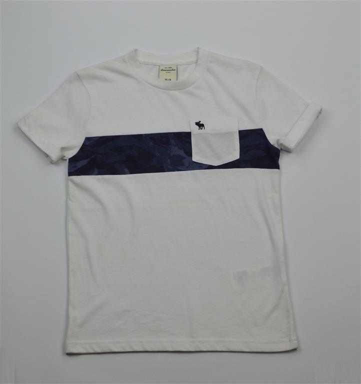 Hình Áo thun Abercrombie cho bé Mesh Stripe Pocket Tee AK-T07