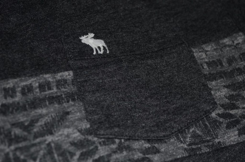 Hình Áo thun ngắn tay A&F Mesh Stripe Pocket Tee AK-T15