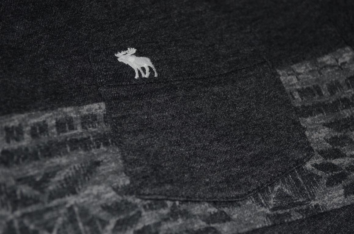 Hình Áo thun ngắn tay A&F Mesh Stripe Pocket Tee AK-T15