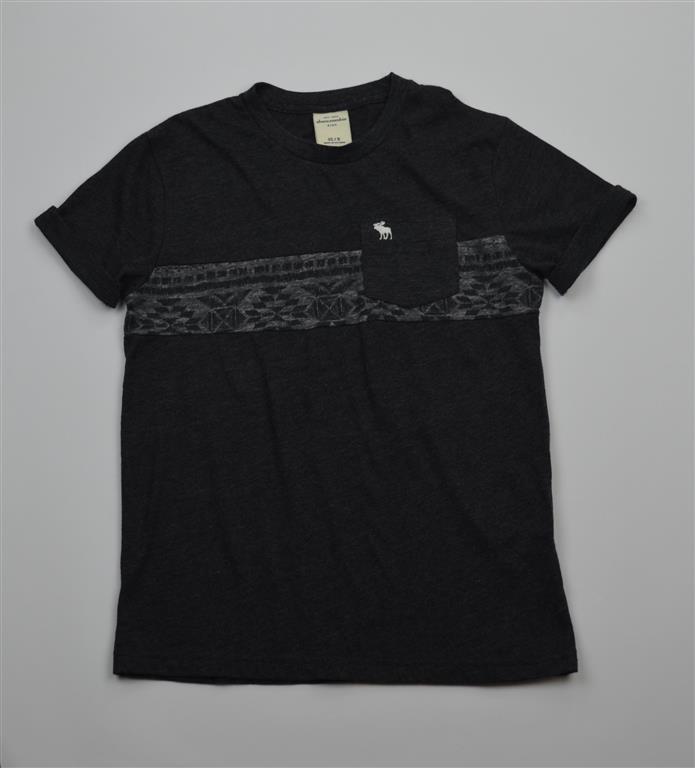 Hình Áo thun ngắn tay A&F Mesh Stripe Pocket Tee AK-T15