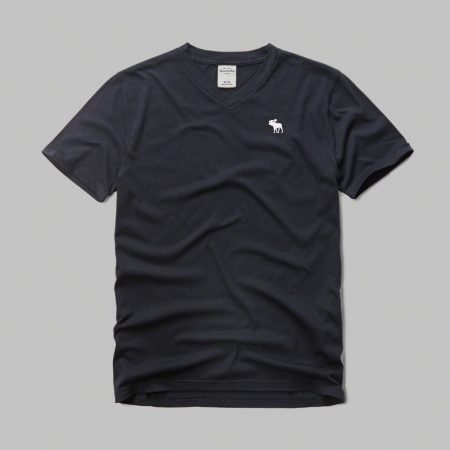 Hình Áo thun cộc tay Abercrombie & Fitch Iconic V Neck Tee AK-T34