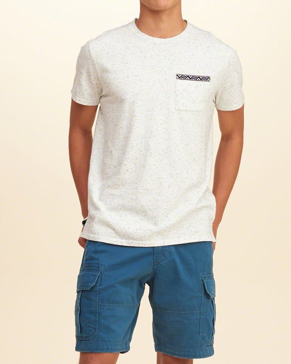 Hình Áo thun nam Hollister Textured Pocket T-shirt HCO-T92