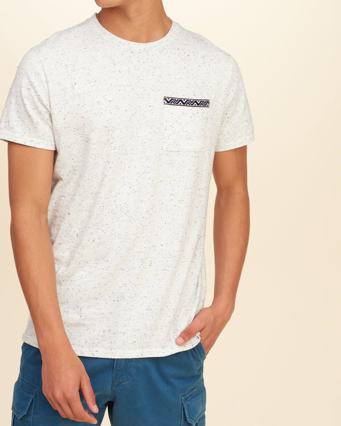 Hình Áo thun nam Hollister Textured Pocket T-shirt HCO-T92