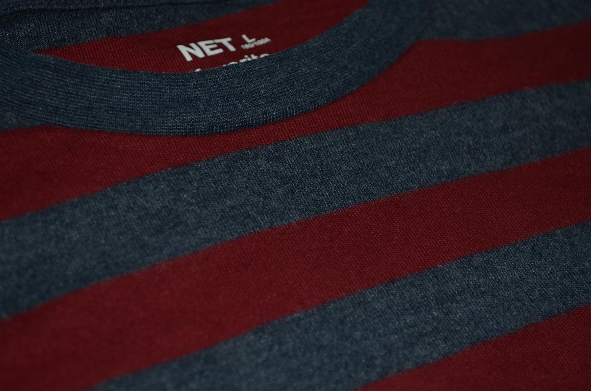 Hình Áo thun nam tay dài NET Striped Crew Sweater NET-TD02