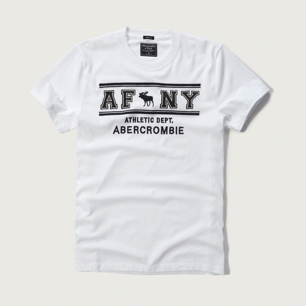 Hình Áo thun nam Abercrombie & Fitch Logo Graphic Tee AF-T128
