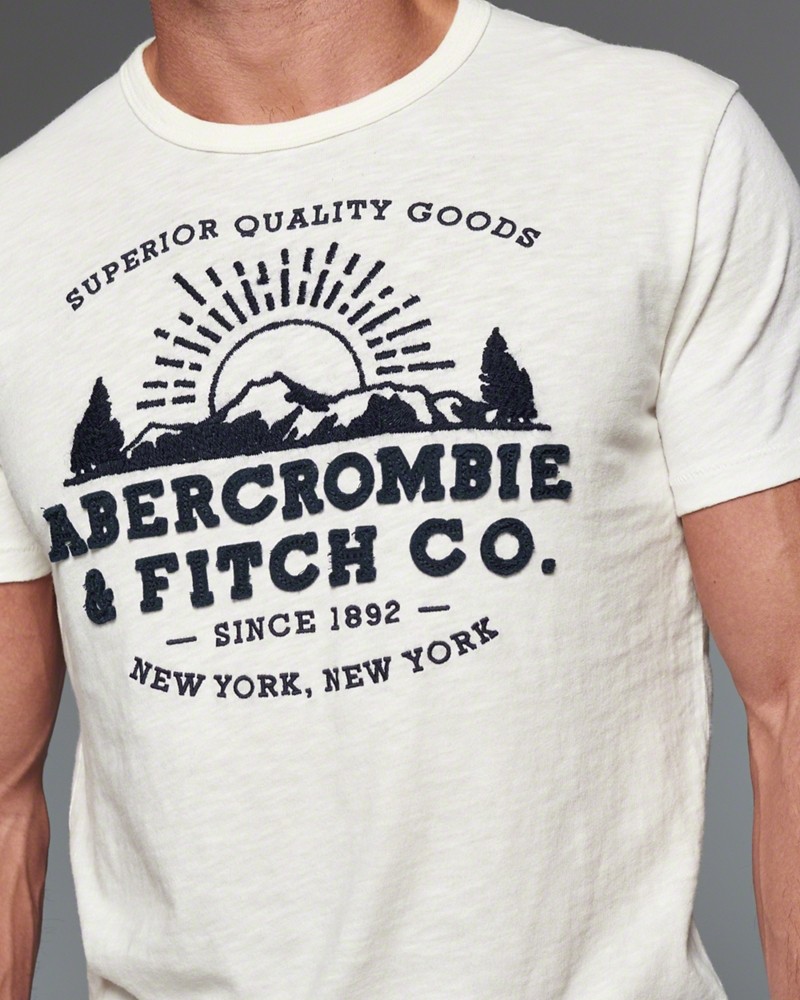 Hình Áo thun nam Abercrombie & Fitch Logo Graphic Tee AF-T130