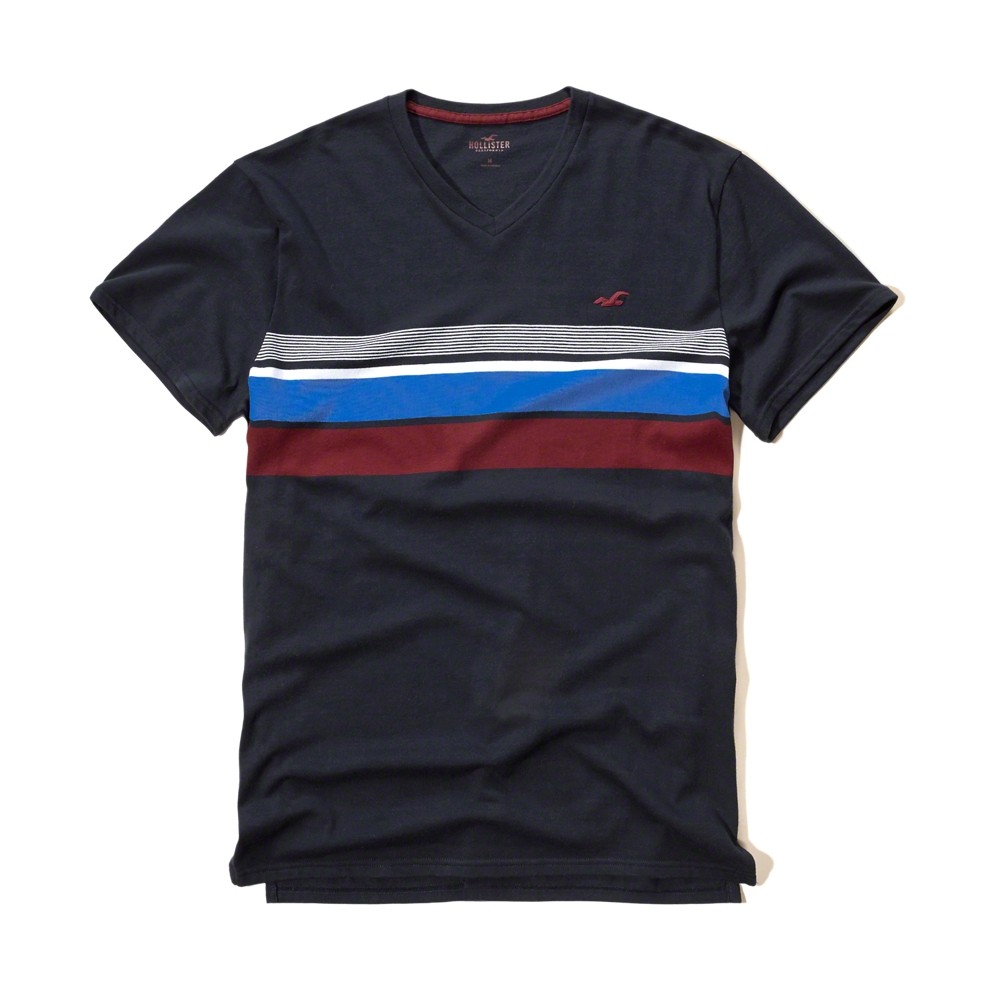 Hình Áo thun nam Hollister Stripe Icon T-Shirt HCO-T98