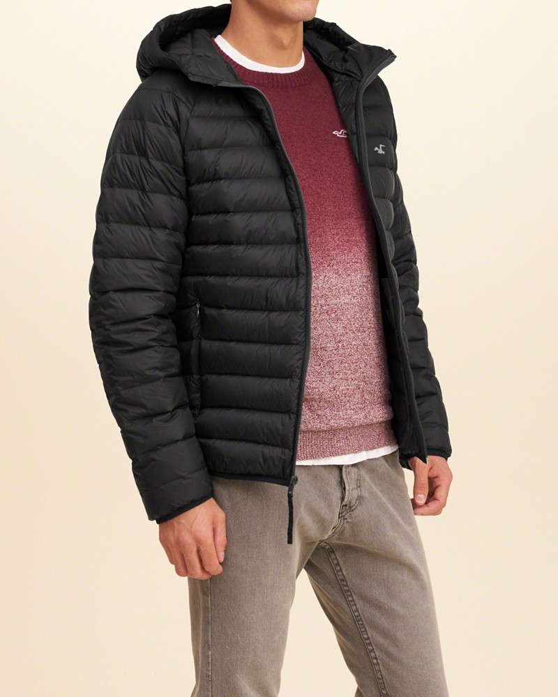 Hình Áo khoác phao Hollister Lightweight Puffer Jacket HCO-K07