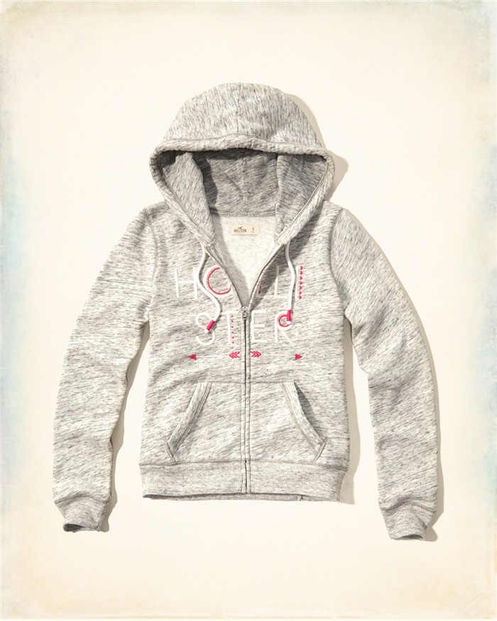 Hình Áo khoác nữ Hollister Cali Sport Textured Terry Hoodie HCO-NK03