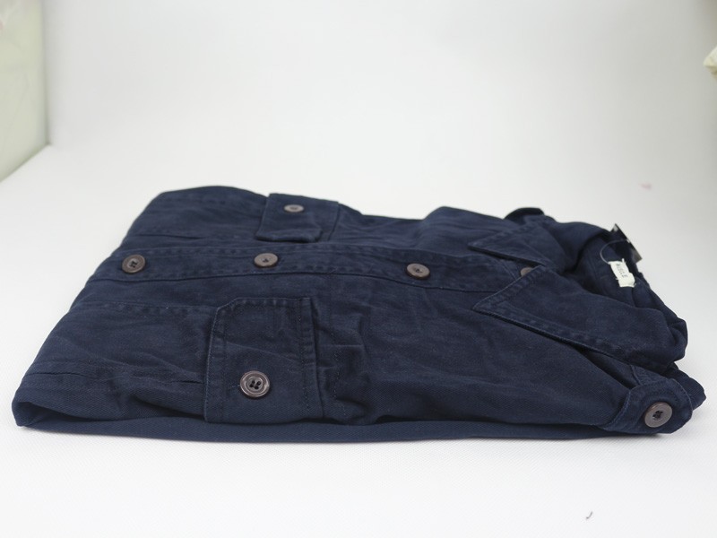 Hình Áo sơmi khaki nam Abercrombie Military AF-SM15