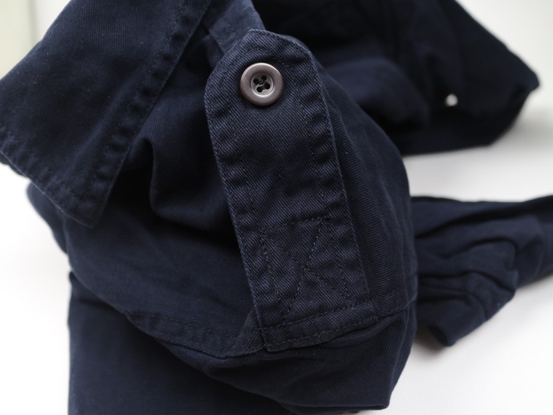 Hình Áo sơmi khaki nam Abercrombie Military AF-SM15