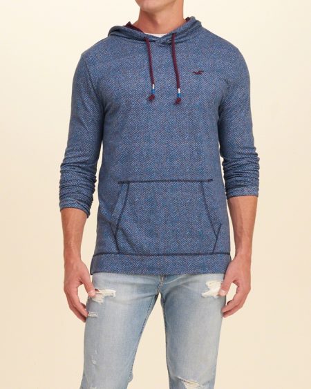 Hình Áo khoác nam Hollister HCO-K09 Patterned Hoodie