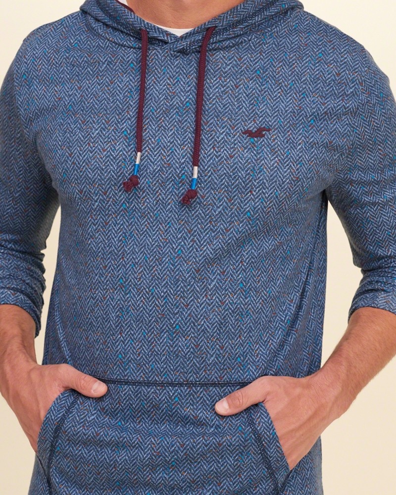 Hình Áo khoác nam Hollister HCO-K09 Patterned Hoodie