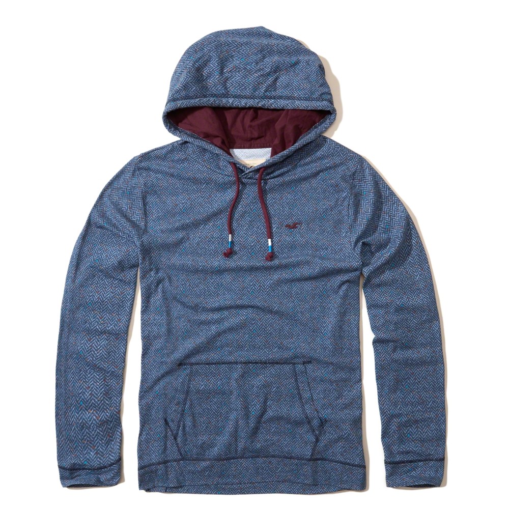 Hình Áo khoác nam Hollister HCO-K09 Patterned Hoodie