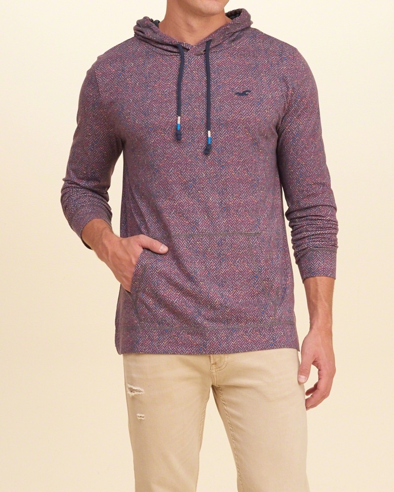 Hình Áo khoác nam Hollister HCO-K11 Patterned Hoodie