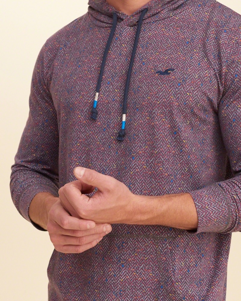 Hình Áo khoác nam Hollister HCO-K11 Patterned Hoodie