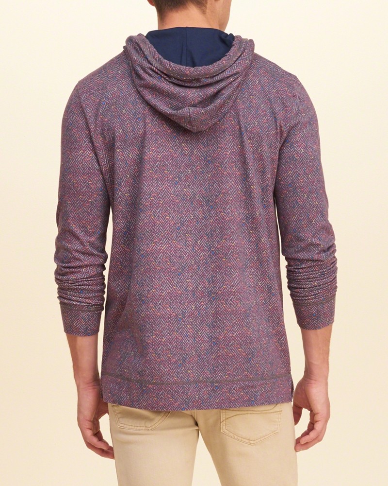 Hình Áo khoác nam Hollister HCO-K11 Patterned Hoodie