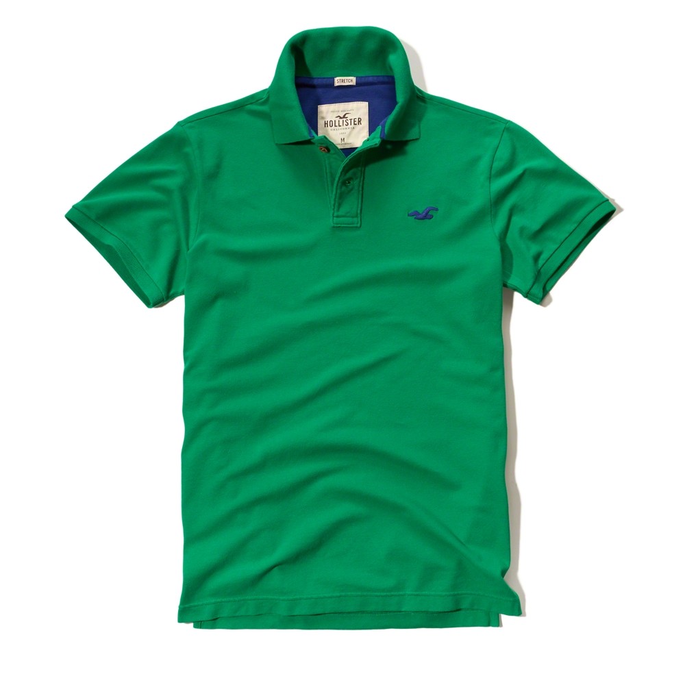 Hình Áo thun nam Hollister HCO-P59 Stretch Pique Polo