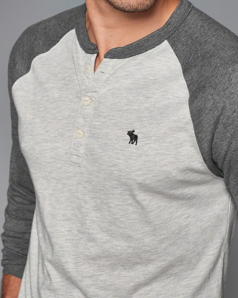 Hình Áo thun nam tay dài Abercrombie AF-HL10 Long-Sleeve Henley