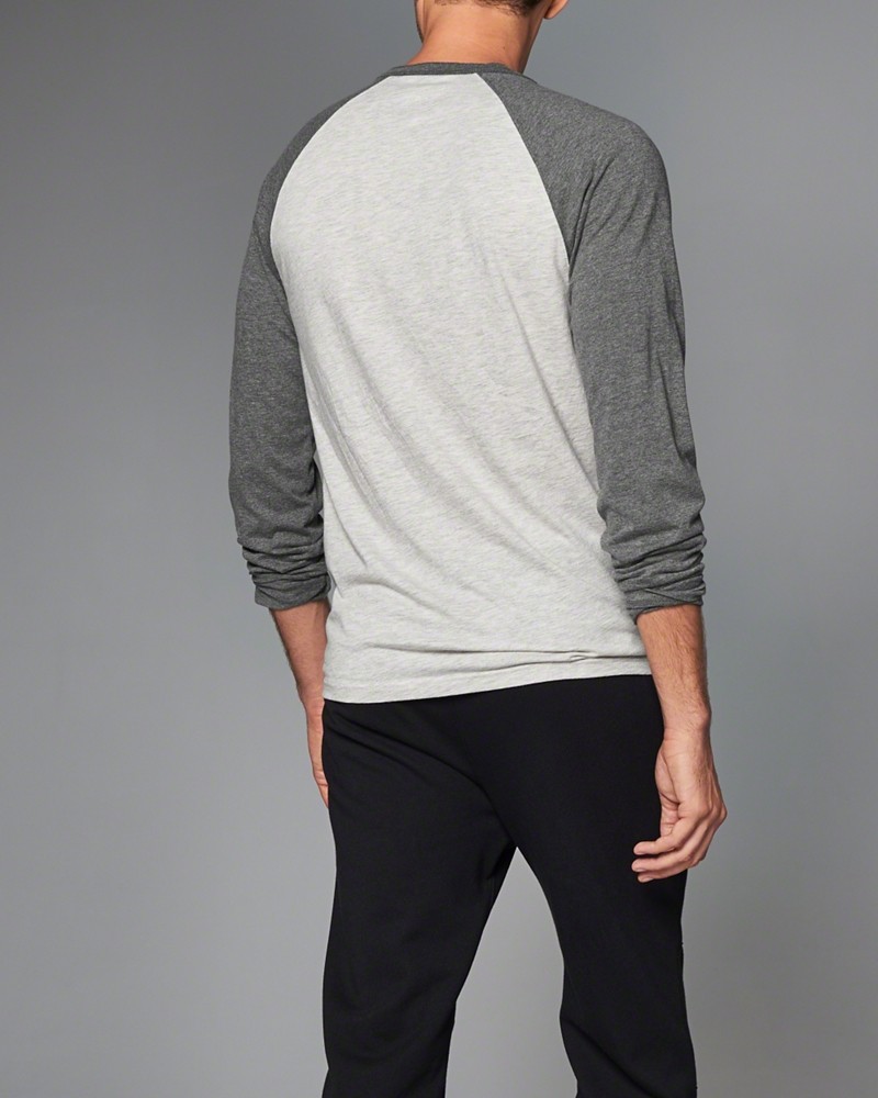 Hình Áo thun nam tay dài Abercrombie AF-HL10 Long-Sleeve Henley