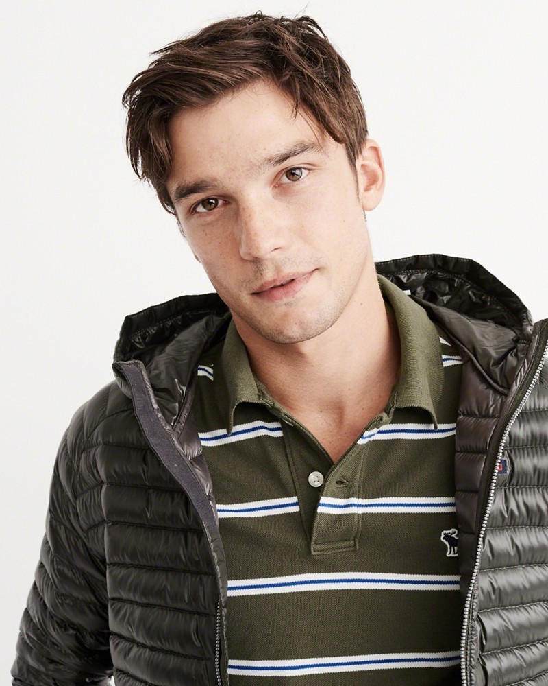 Hình Áo thun polo Abercrombie & Fitch AF-PS12 Striped Polo