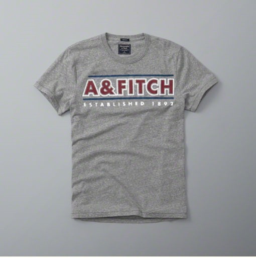 Hình Áo thun nam Abercrombie & Fitch AF-T157 Applique Logo