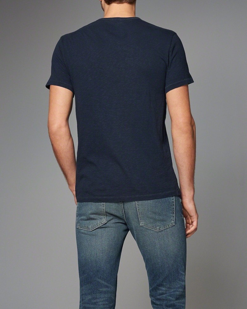 Hình Áo thun nam Abercrombie & Fitch AF-T158 Applique Logo