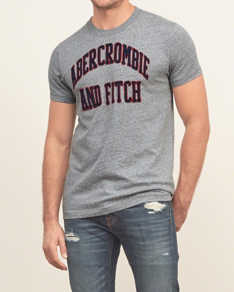 Hình Áo thun nam Abercrombie & Fitch AF-T159 Applique Logo