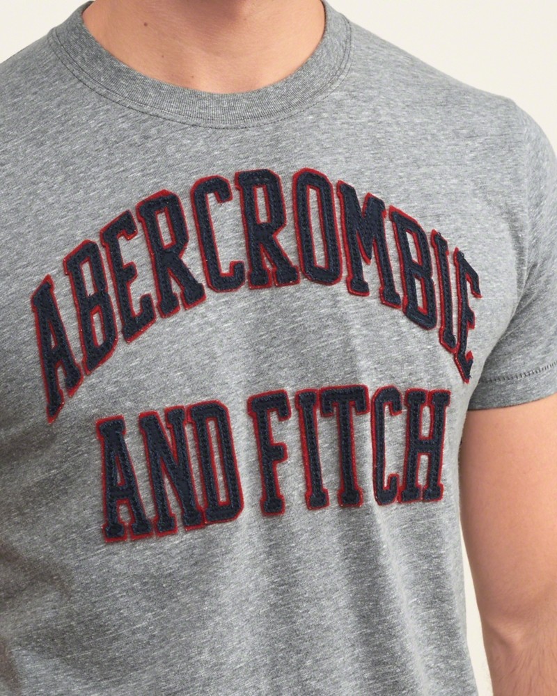 Hình Áo thun nam Abercrombie & Fitch AF-T159 Applique Logo