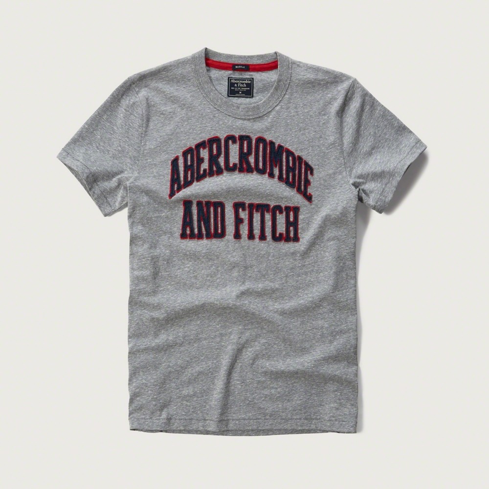 Hình Áo thun nam Abercrombie & Fitch AF-T159 Applique Logo