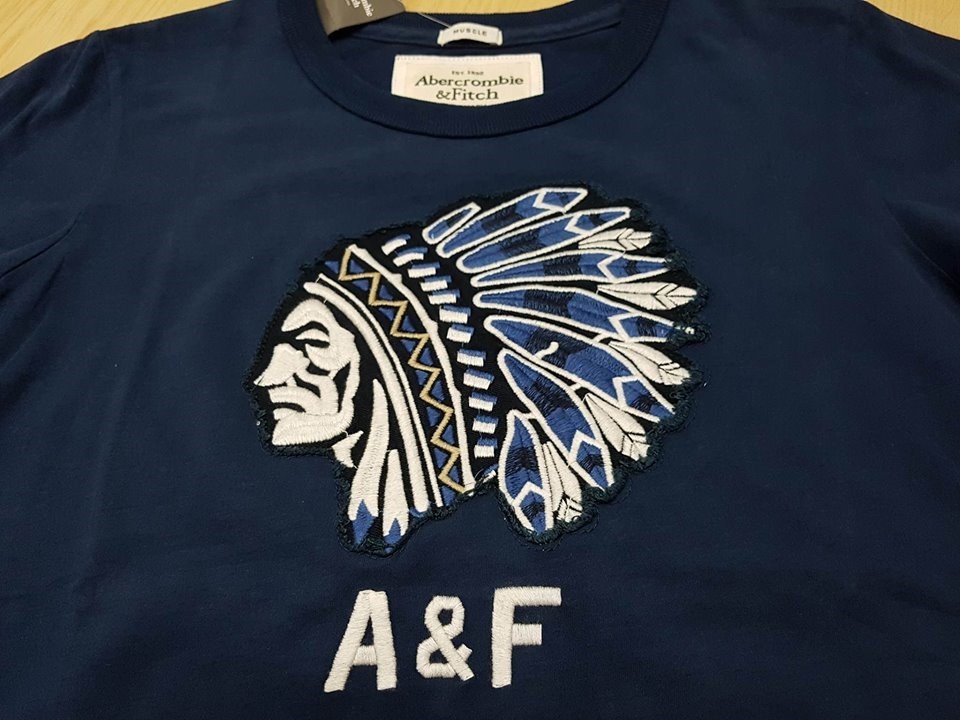 Hình Áo thun nam Abercrombie & Fitch AF-T161 Applique Logo