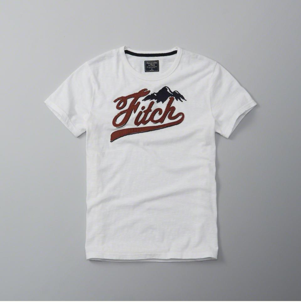Hình Áo thun nam Abercrombie & Fitch AF-T180 Applique Logo