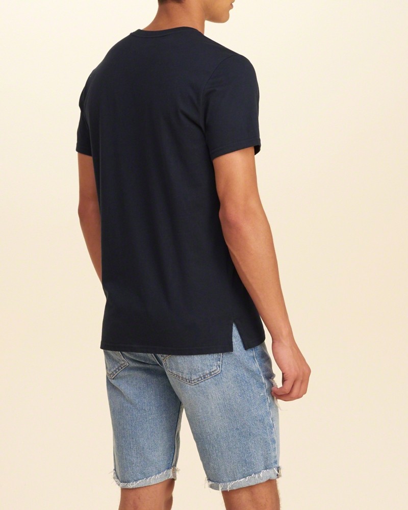 Hình Áo cổ trụ Hollister Must Have Henley HCO-H01