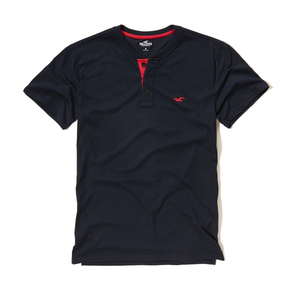 Hình Áo cổ trụ Hollister Must Have Henley HCO-H01