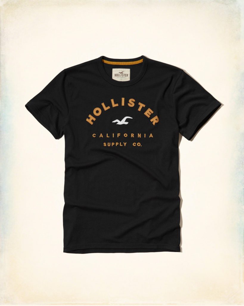 Hình Áo thun nam Hollister HCO-T122 Applique Logo