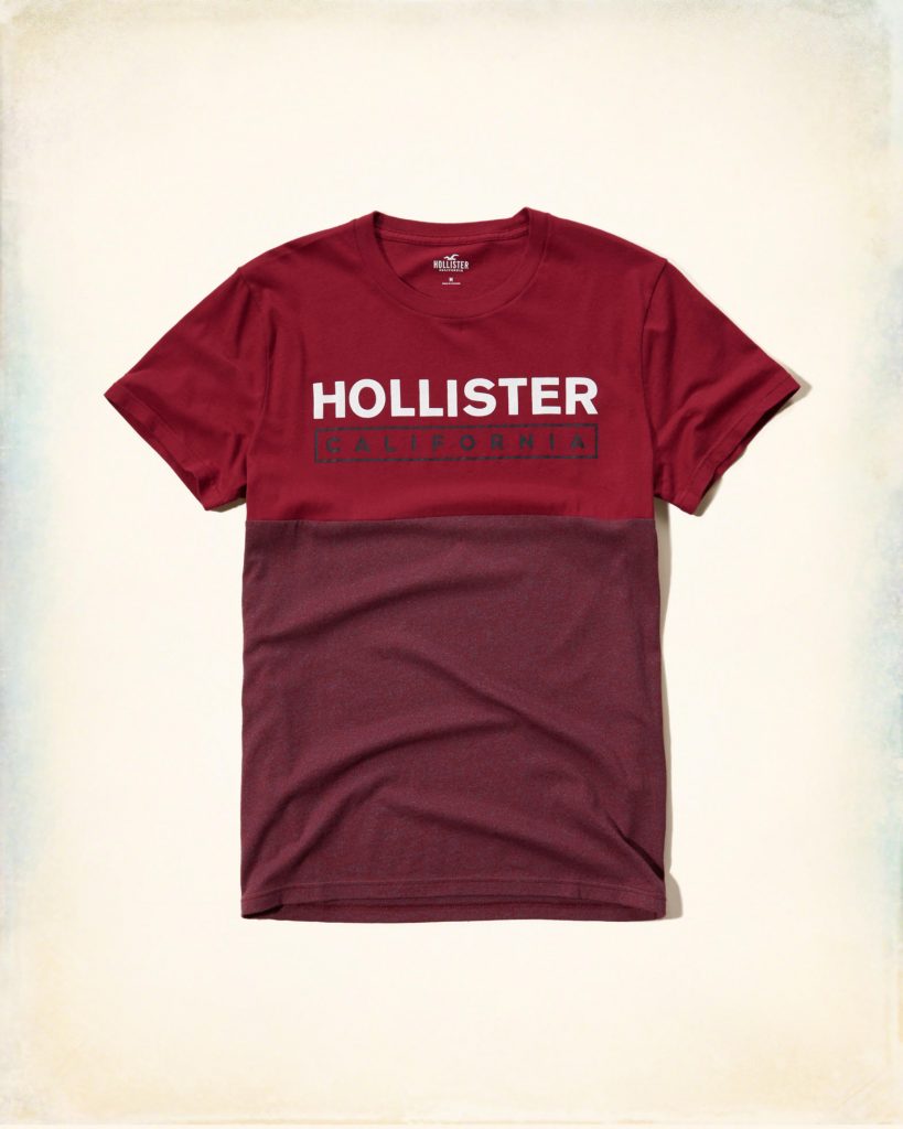 Hình Áo thun nam Hollister HCO-T124 Colorblock Crew Tee