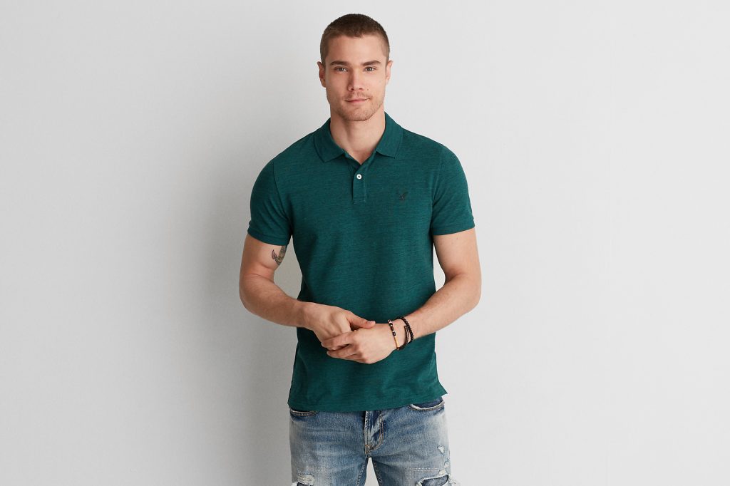 Hình Áo thun nam cổ bẻ American Eagle AE-P04 Icon Polo