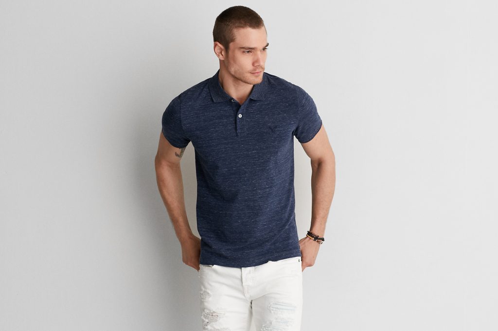 Hình Áo thun nam cổ bẻ American Eagle AE-P05 Icon Polo