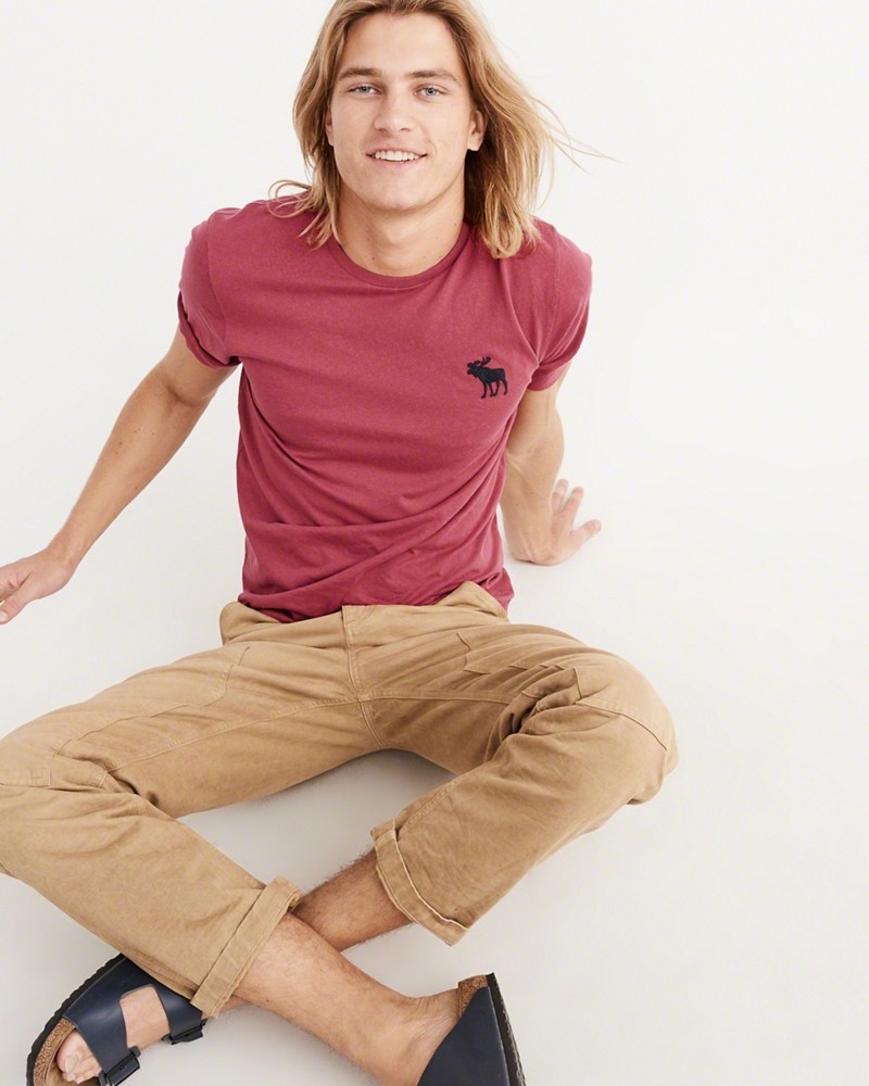 Hình Áo thun nam Abercrombie & Fitch AF-T169 Crew Tee