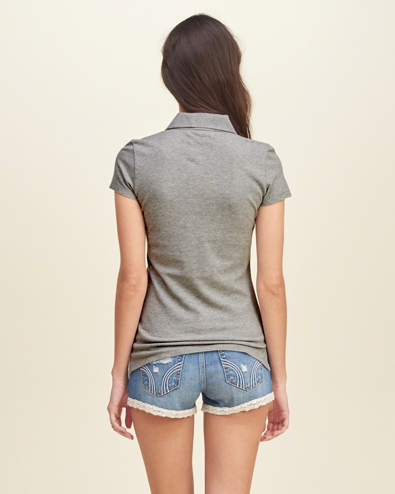 Hình Áo thun polo nữ HCO-NP01 Hollister