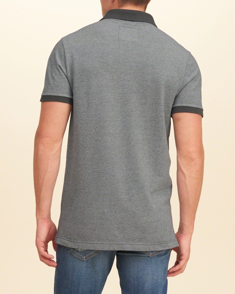 Hình Áo thun nam Hollister HCO-P74 Stretch Pique Polo