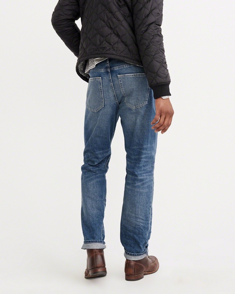 Hình Quần Jean nam Abercrombie & Fitch AF-US-J02 Relaxed Tapered Jeans