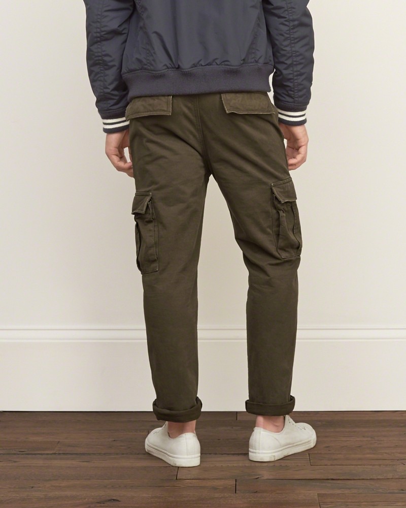 Hình Quần dài nam Abercrombie & Fitch AF-US-Q01 Slim Straight Cargo